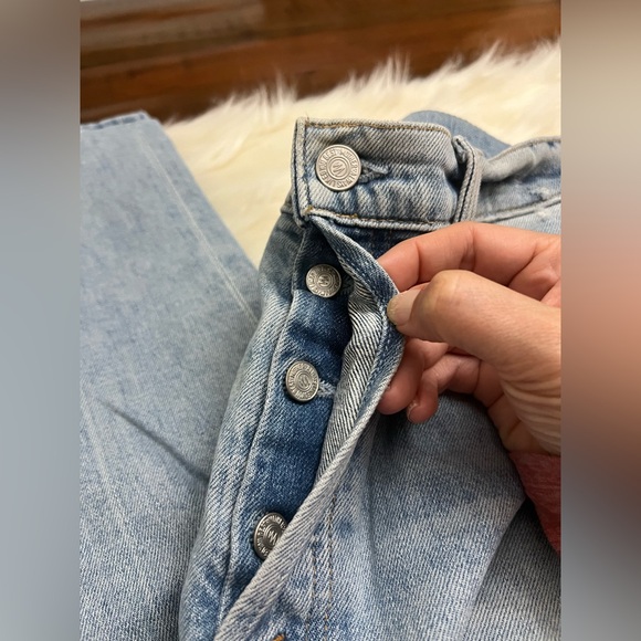 MOTHER The Huffy Skimp Superior Rope’s End Distressed High Rise Jeans 29 - Picture 6 of 6